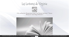 Desktop Screenshot of leslecturesdevirginie.com